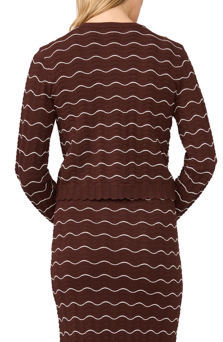 Ted Baker Sherry Ripple Scallop Cardigan, Alternate, color,