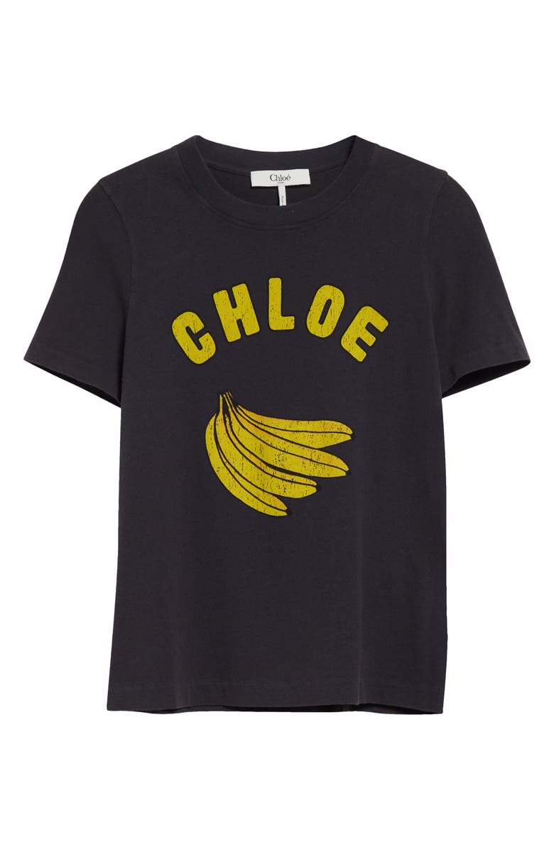 Chloé Banana Graphic T-Shirt, Alternate, color, 