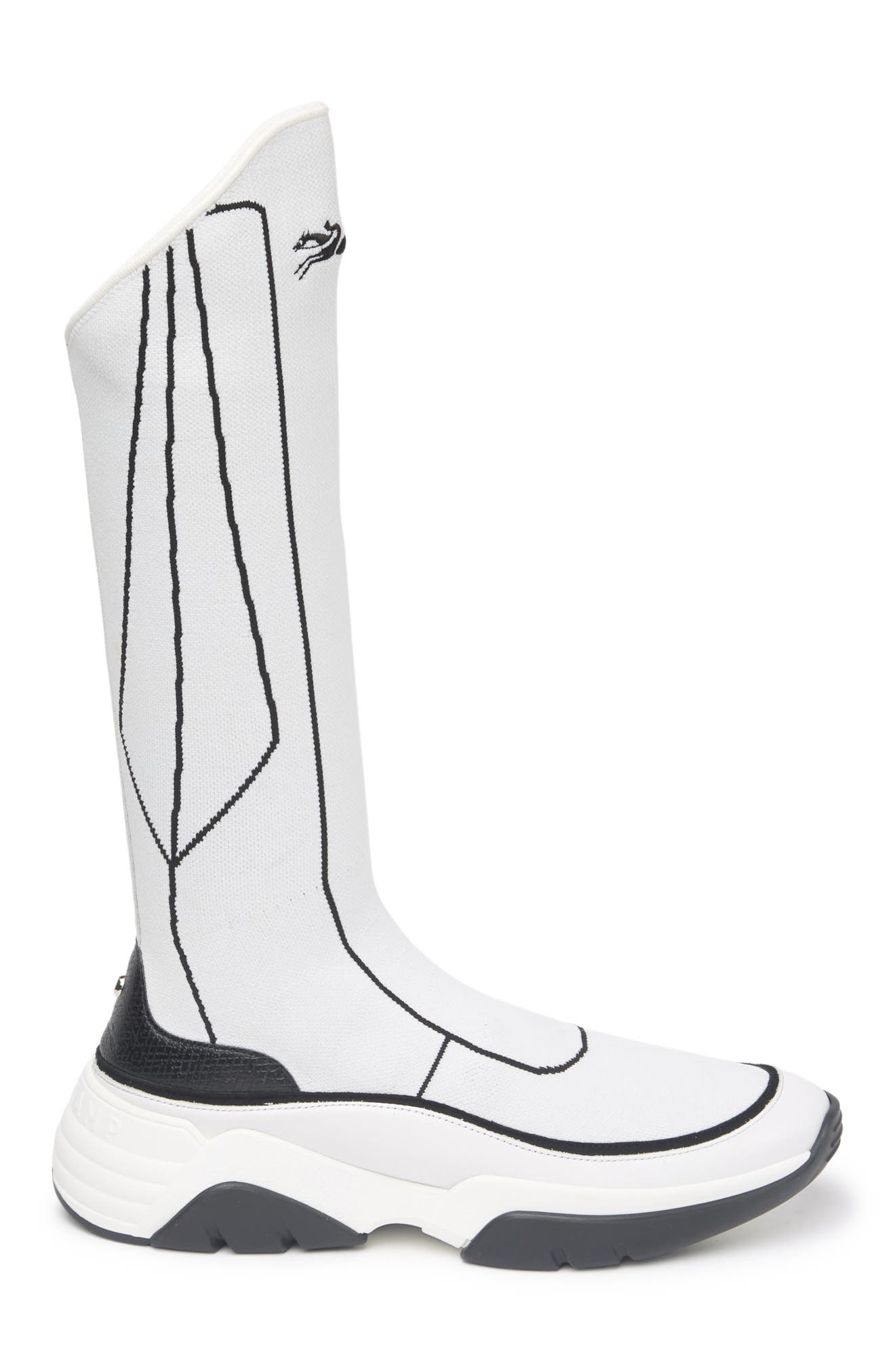 Longchamp Tall Shaft Tennis Boot, Alternate, color, 