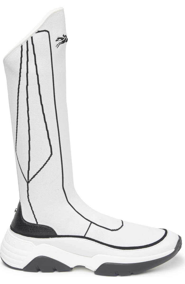 Longchamp Tall Shaft Tennis Boot, Alternate, color,