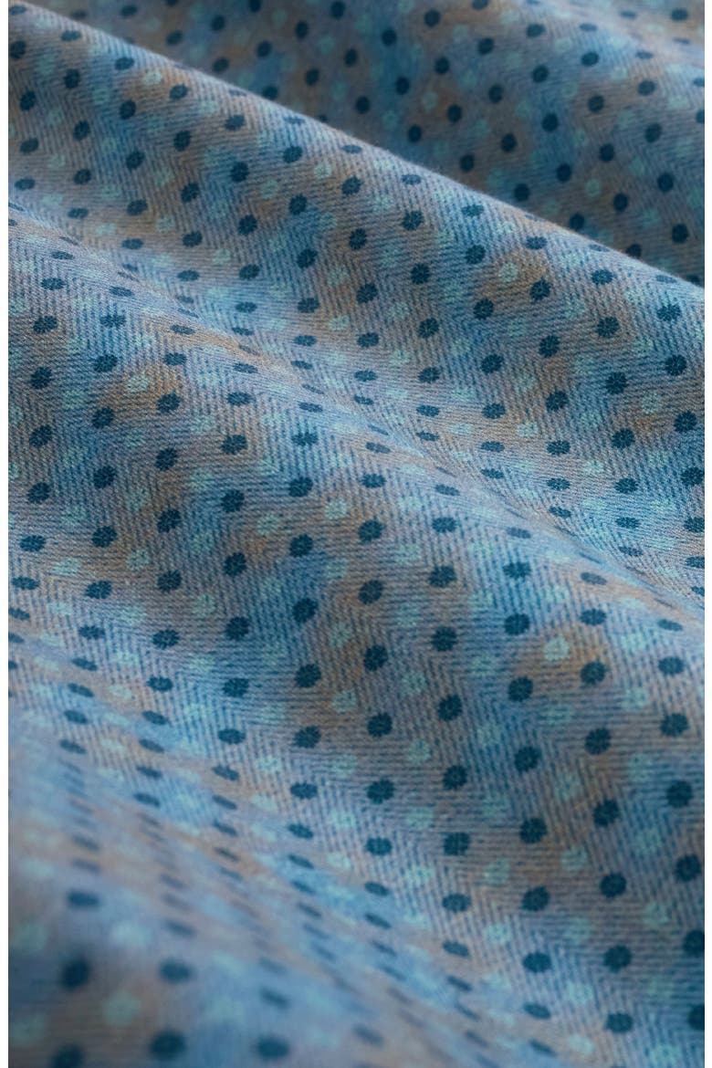 James OoohCotton Print Long Sleeve Performance Button Up Shirt, Alternate, color, PEACOCK