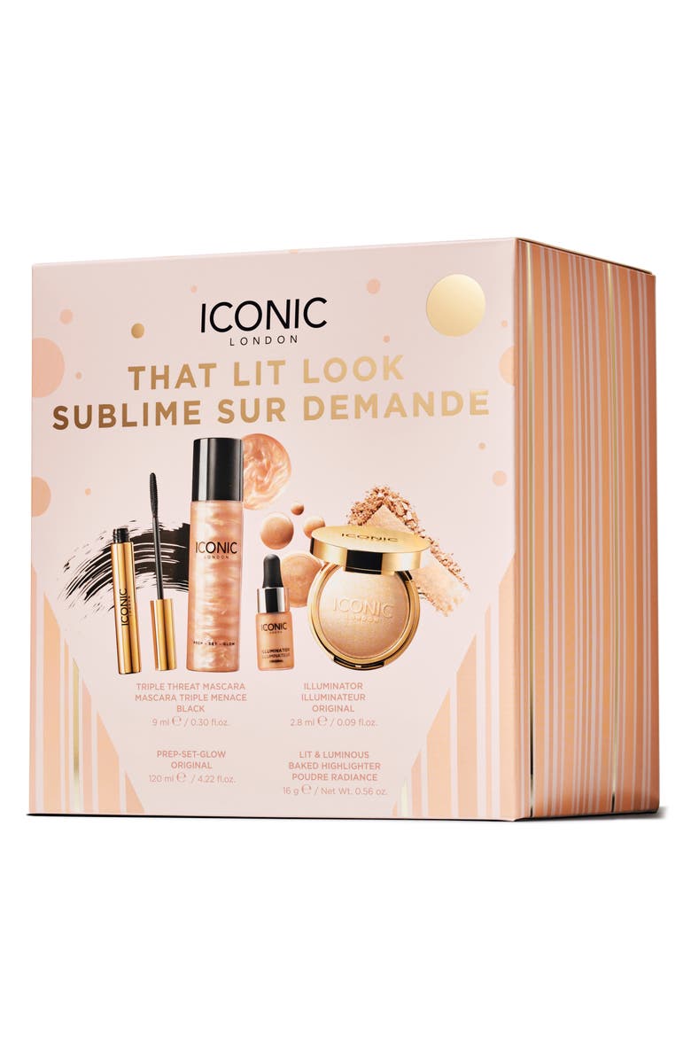 ICONIC LONDON That Lit Look Makeup Set $101 Value, Alternate, color, 
