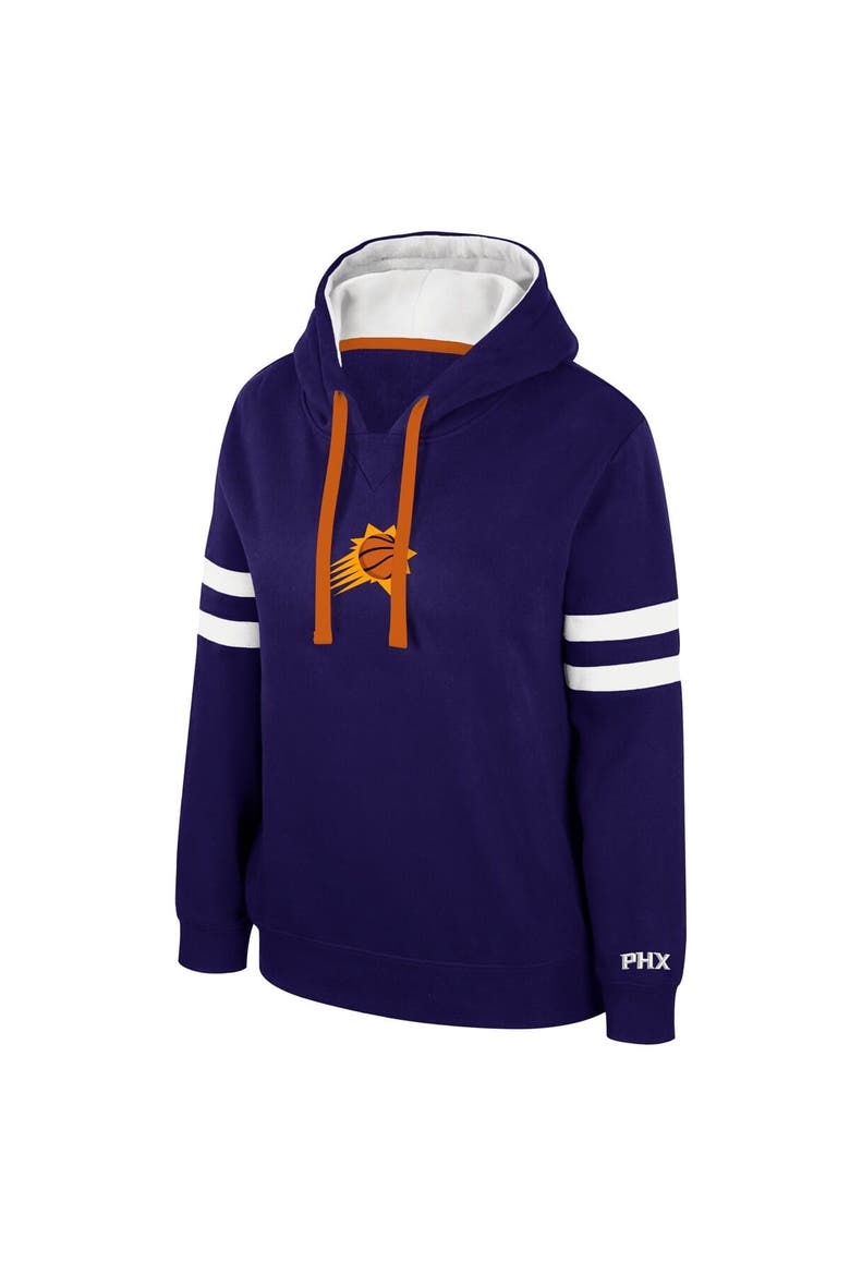 Women's Stadium Essentials Purple Phoenix Suns Road Game Pullover Hoodie, Alternate, color, Purple