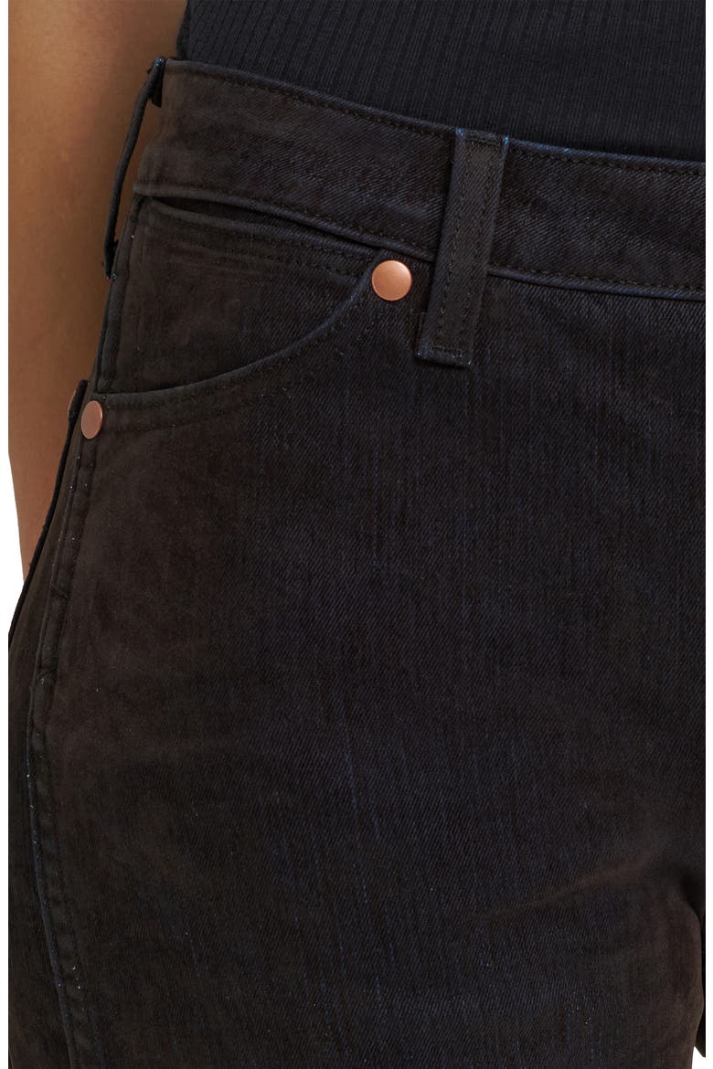 Worldwide Mid Rise Wide Leg Jeans, Alternate, color, MOLE