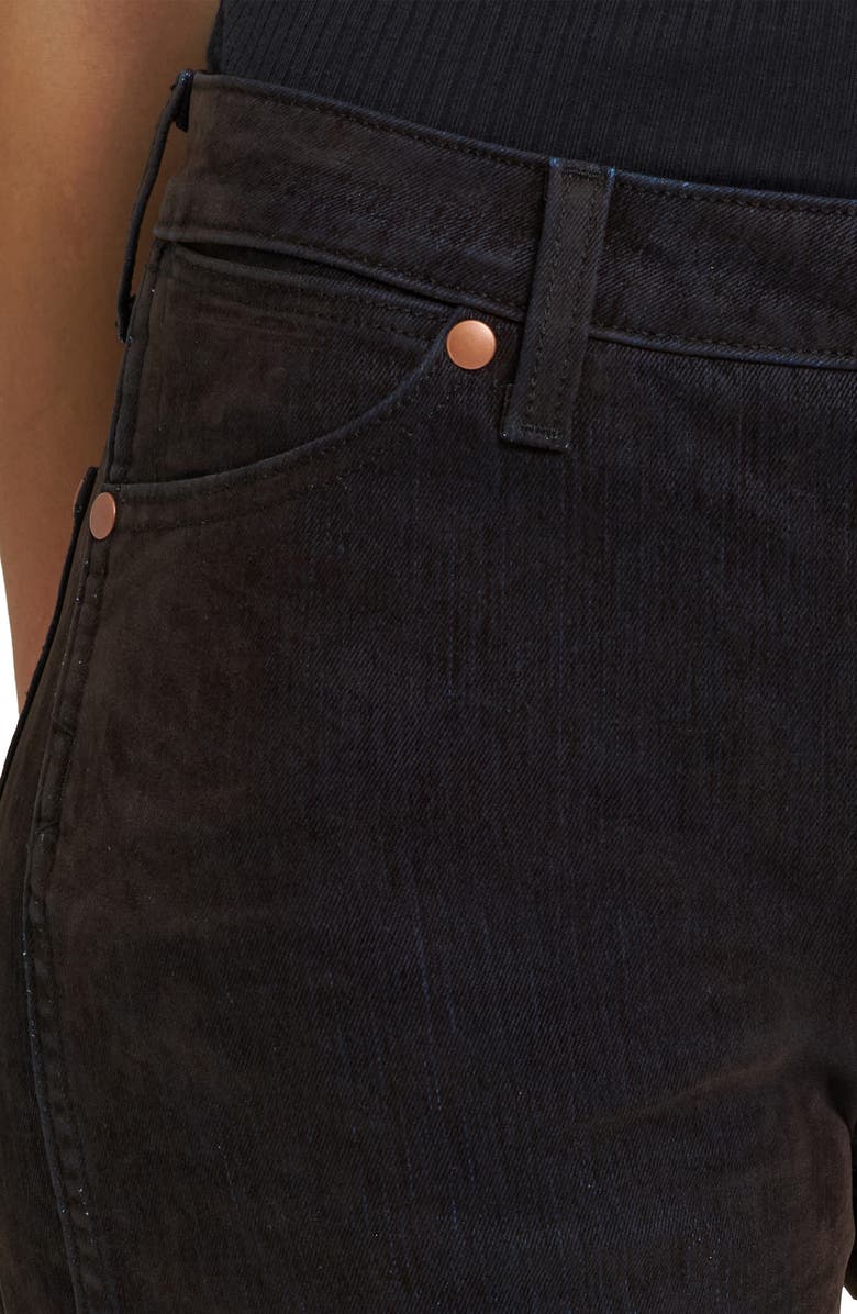 Wrangler Worldwide Mid Rise Wide Leg Jeans, Alternate, color, Mole