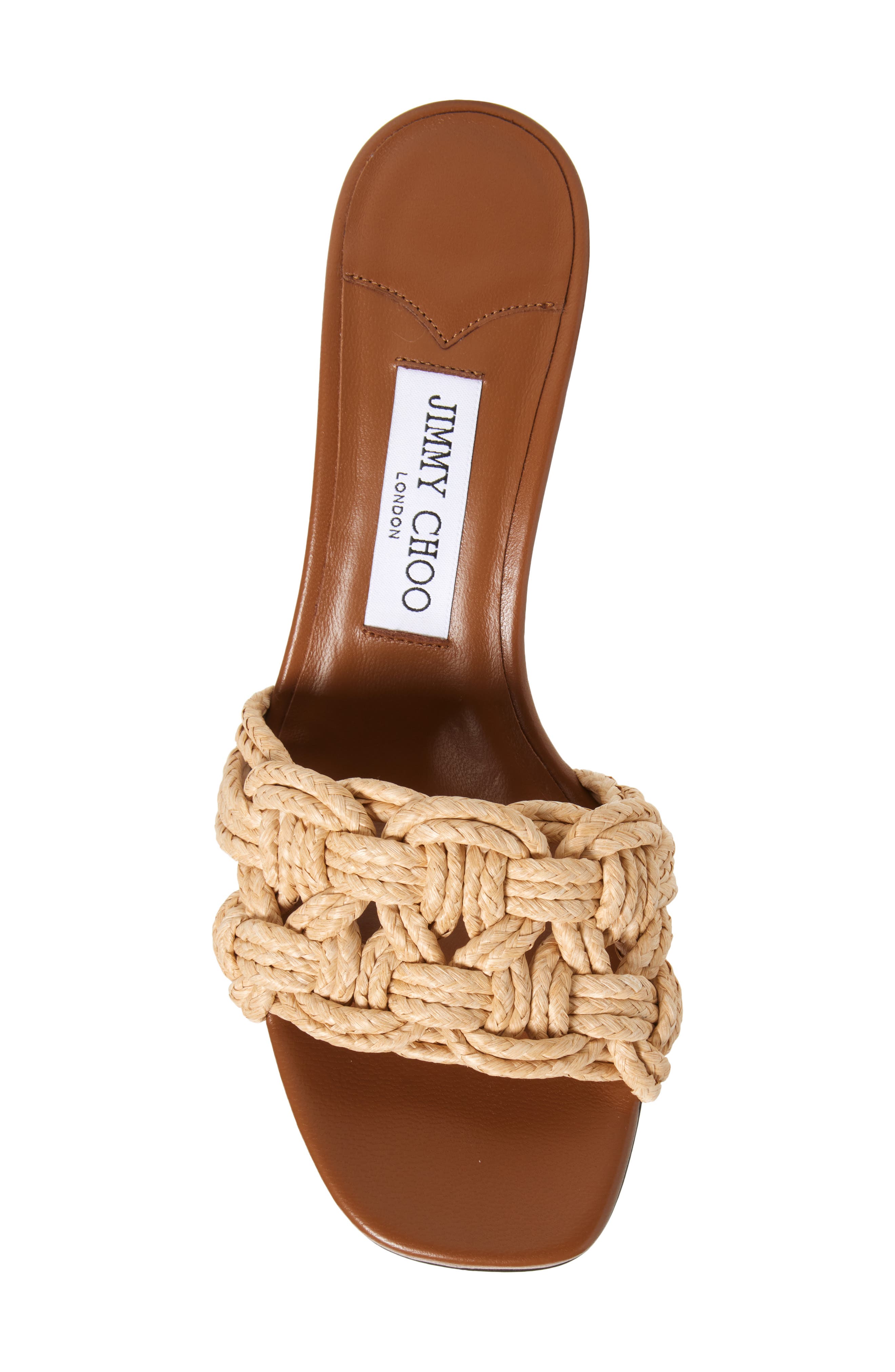 Jimmy Choo Chara Sandal, Alternate, color, Tan/ Natural