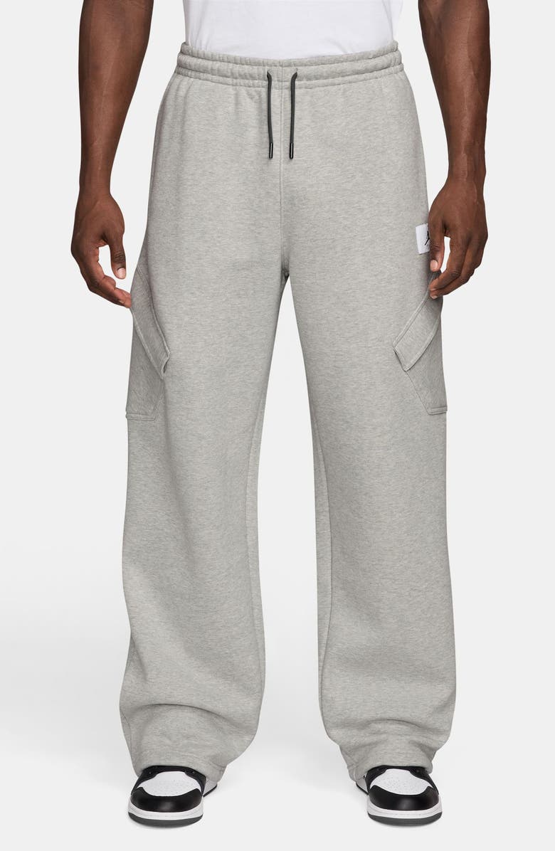 Jordan Flight Logo Fleece Cargo Sweatpants, Main, color, 