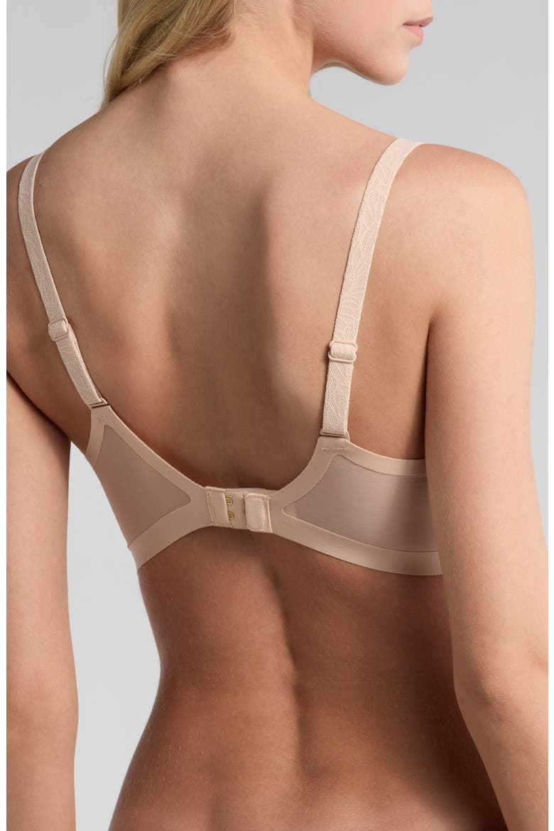 Pure Lace Lightweight Underwire T-Shirt Bra, Alternate, color, NUDE BLUSH