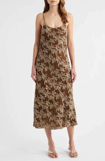 rag & bone Alessia Texture Sleeveless Midi Dress