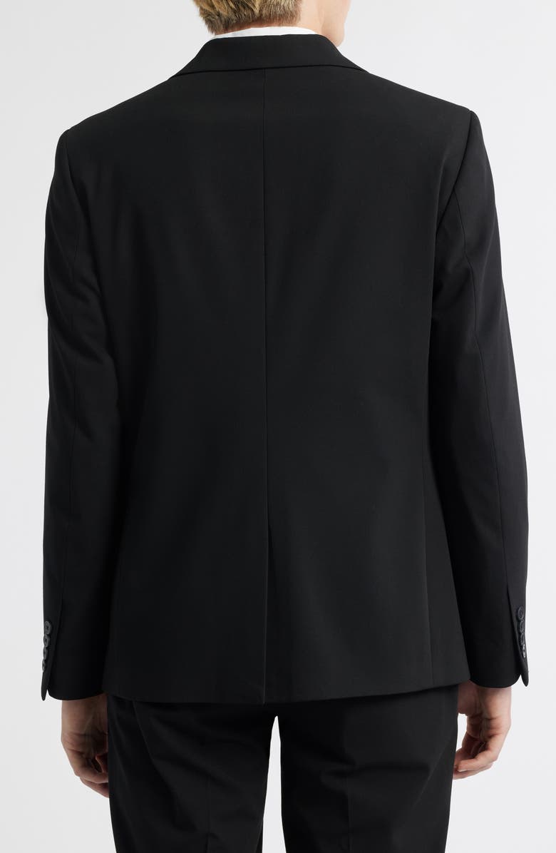 Open Edit Slim Fit Solid Stretch Suit Jacket, Alternate, color, Black Caviar