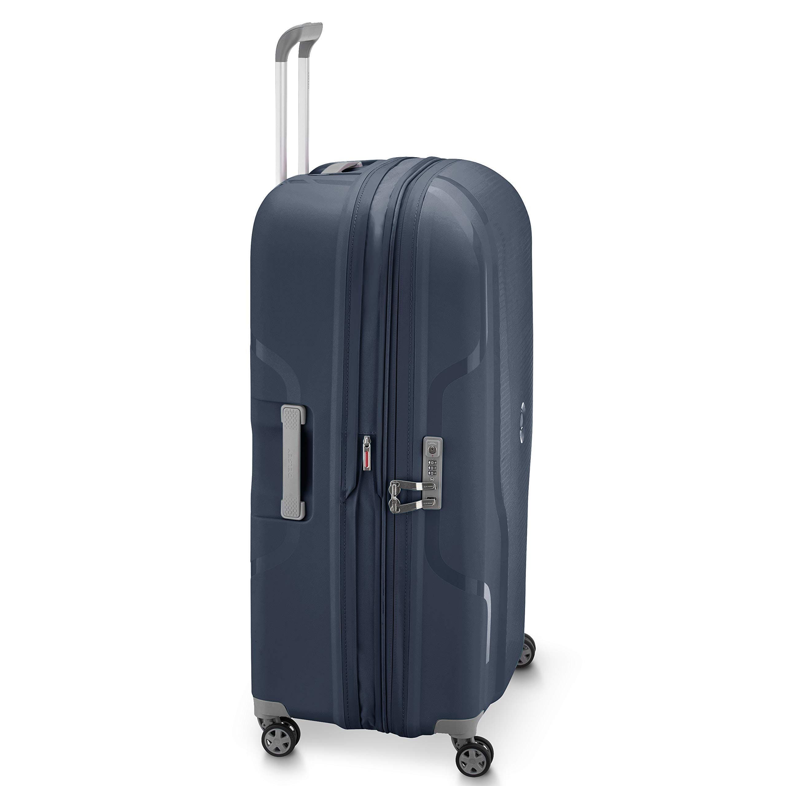 Delsey Paris Clavel Hardside Large Expandable Luggage with Spinner Wheels, Alternate, color, Blue Jean
