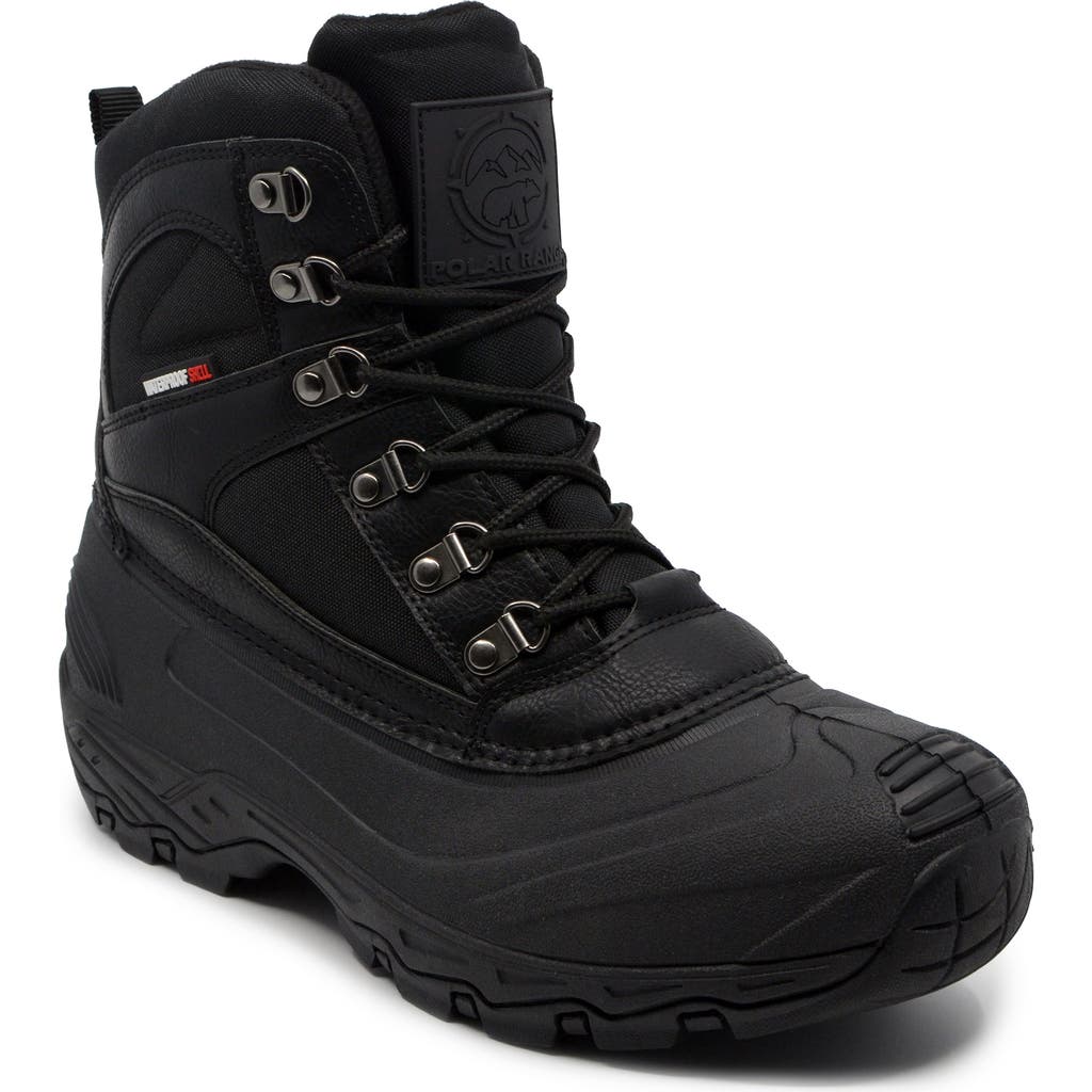 Polar Range Arno Waterproof Snow Boot In Black