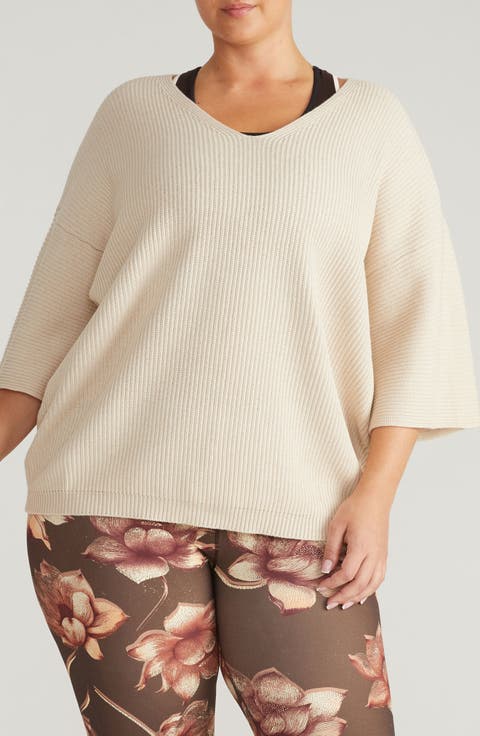 Lotus Rib Sweater (Regular & Plus)