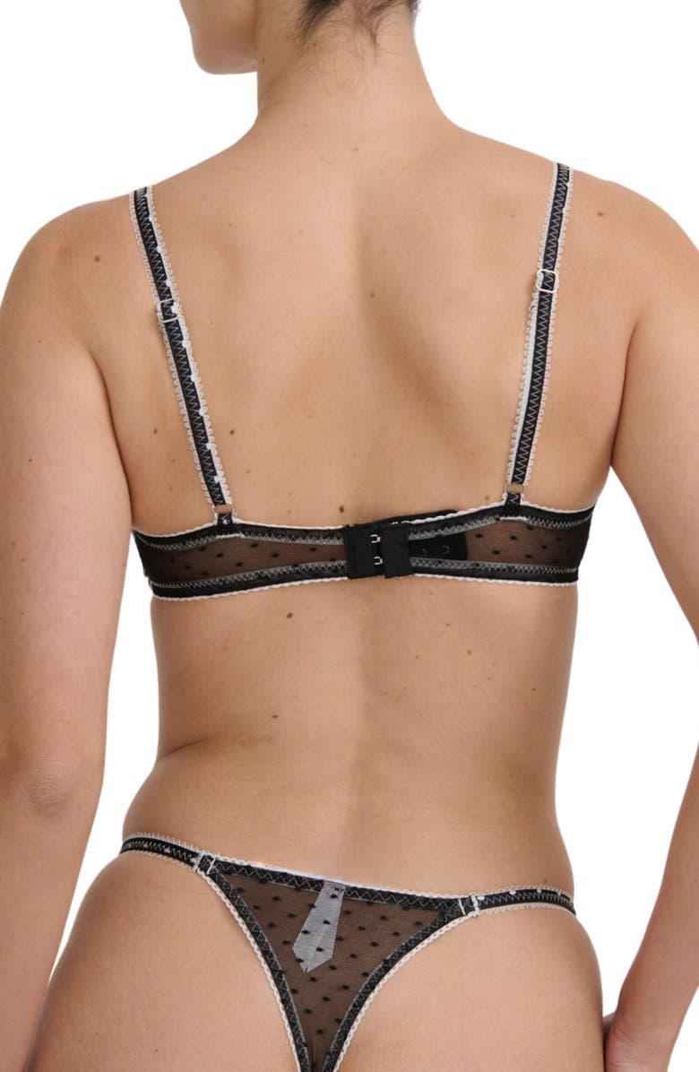 Kat The Label Norma Polka Dot Underwire Bra, Alternate, color, Polkadot