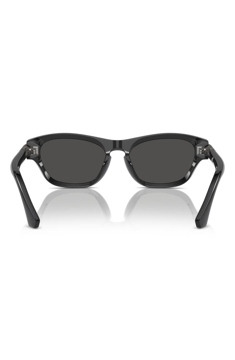 Burberry 55mm Pillow Sunglasses, Alternate, color, Black/ Dark Grey