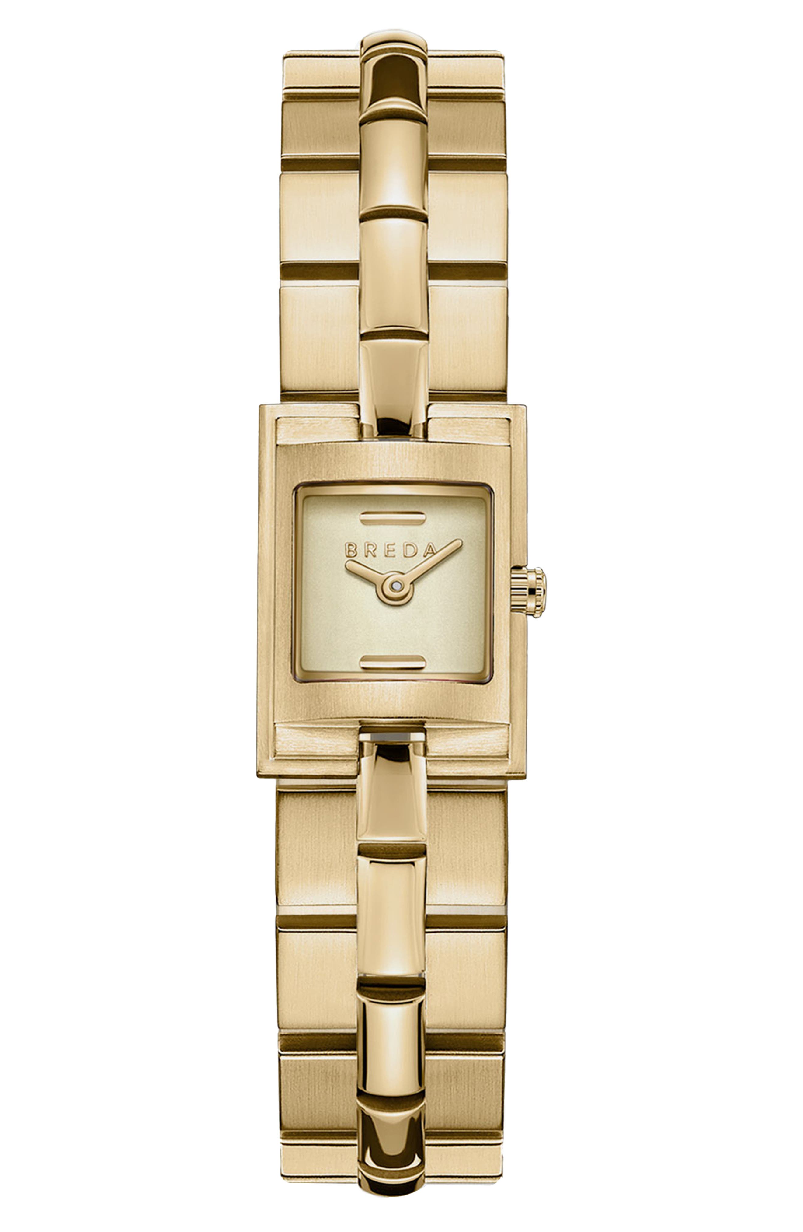 BREDA Relic Square Bracelet Watch, 16mm