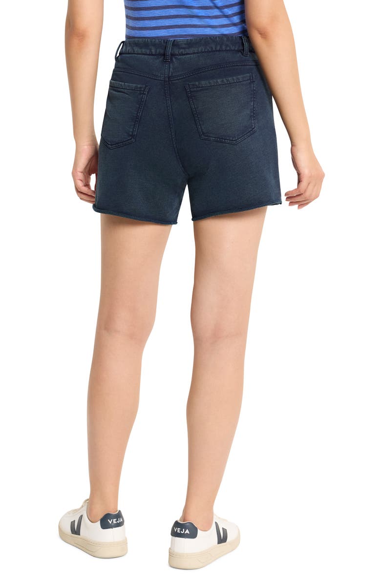 NZT by NIC+ZOE French Terry Shorts, Alternate, color, Dark Indigo