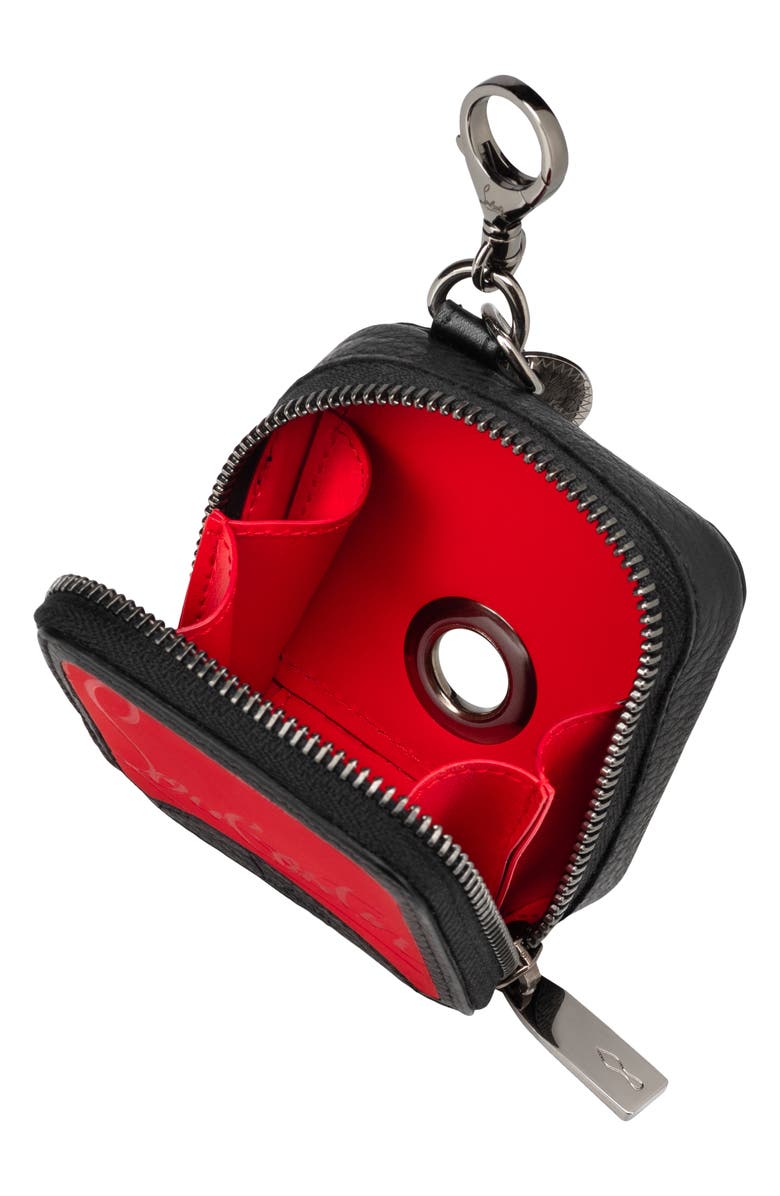 Christian Louboutin Leather Dog Poop Bag Holder, Alternate, color, 
