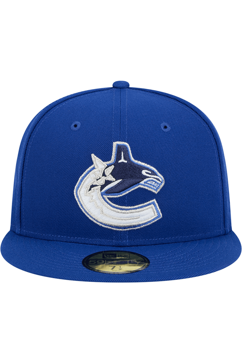 Men's New Era Blue Vancouver Canucks Core 59FIFTY Fitted Hat, Alternate, color, Blue