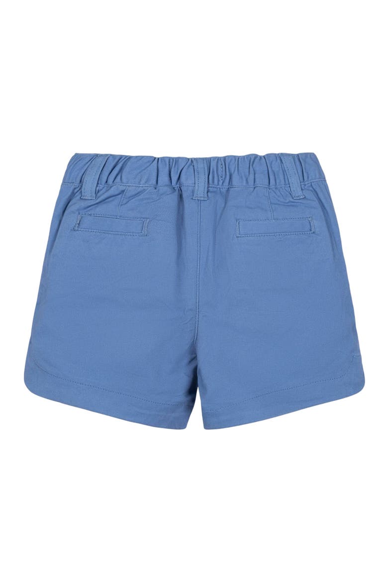 Girls' Organic Stretch Chino Short, Kids, Alternate, color, Coastal Blue