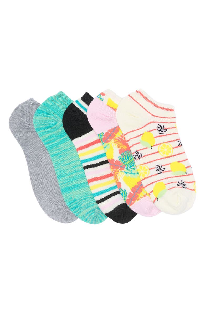 Abound Fun Ankle Socks - Pack of 5, Main, color, 
