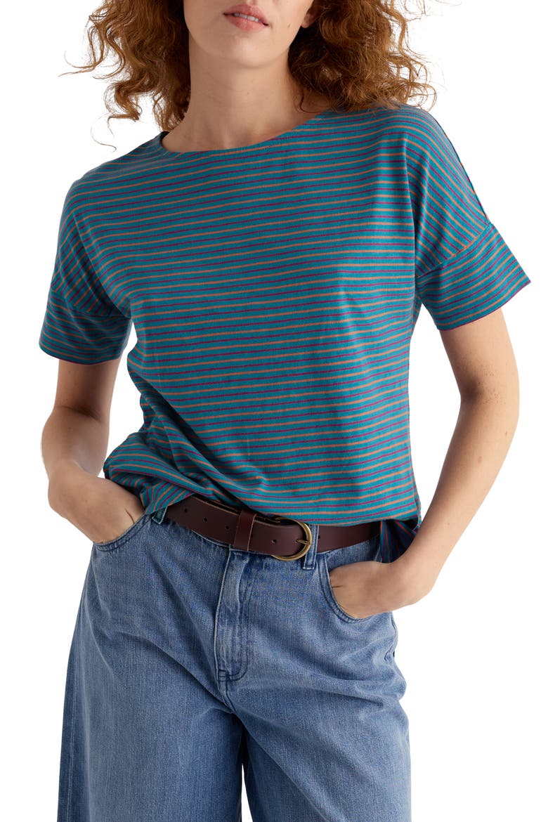 Bryher View Organic Cotton T-Shirt, Main, color, PROFILE WATERSCAPE