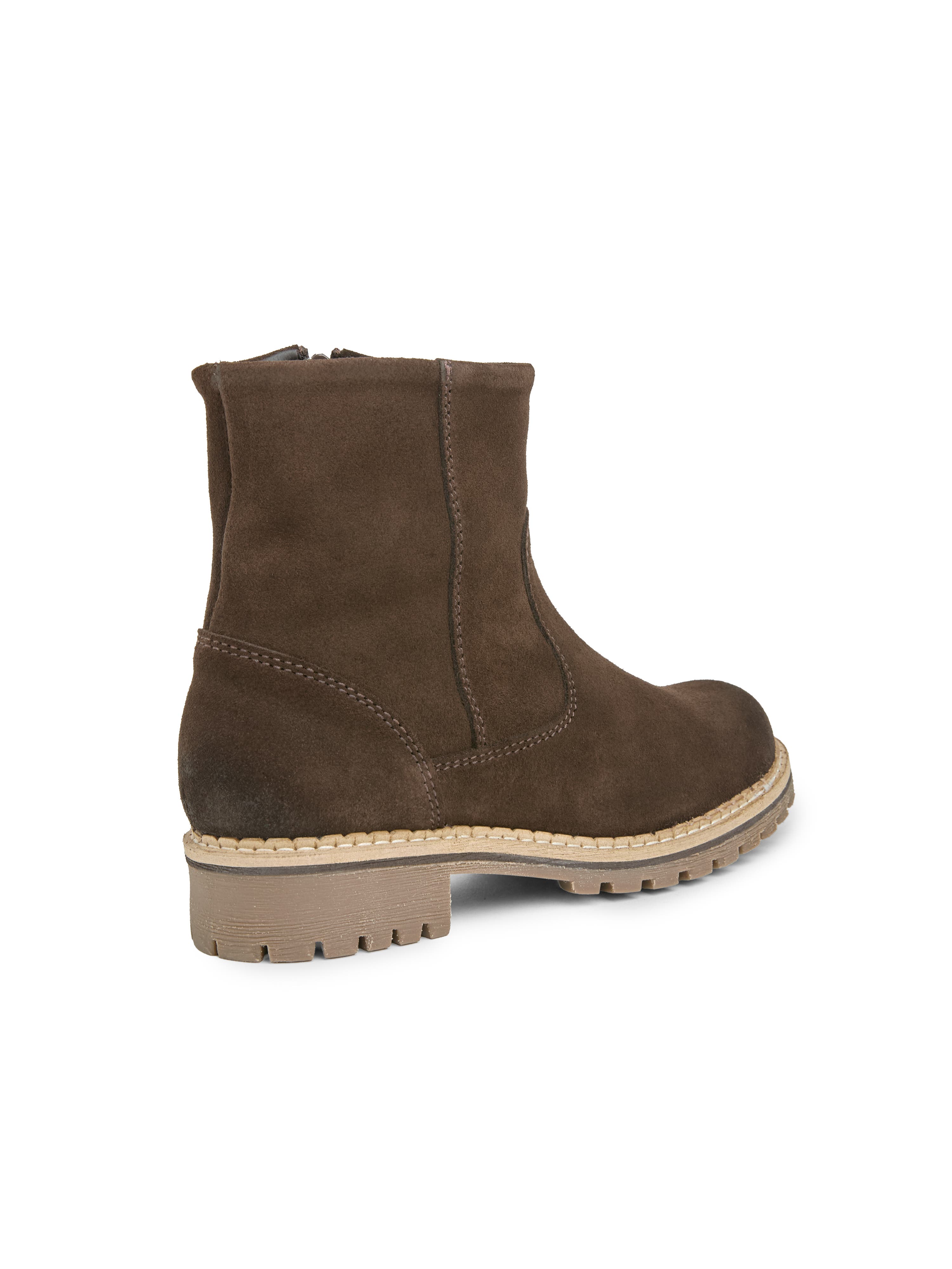 Waterproof Suede Ankle Boot, Alternate, color, Chocolate