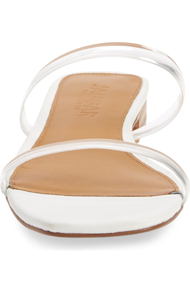 JAGGAR Transparent Strap Slide Sandal, Alternate, color,