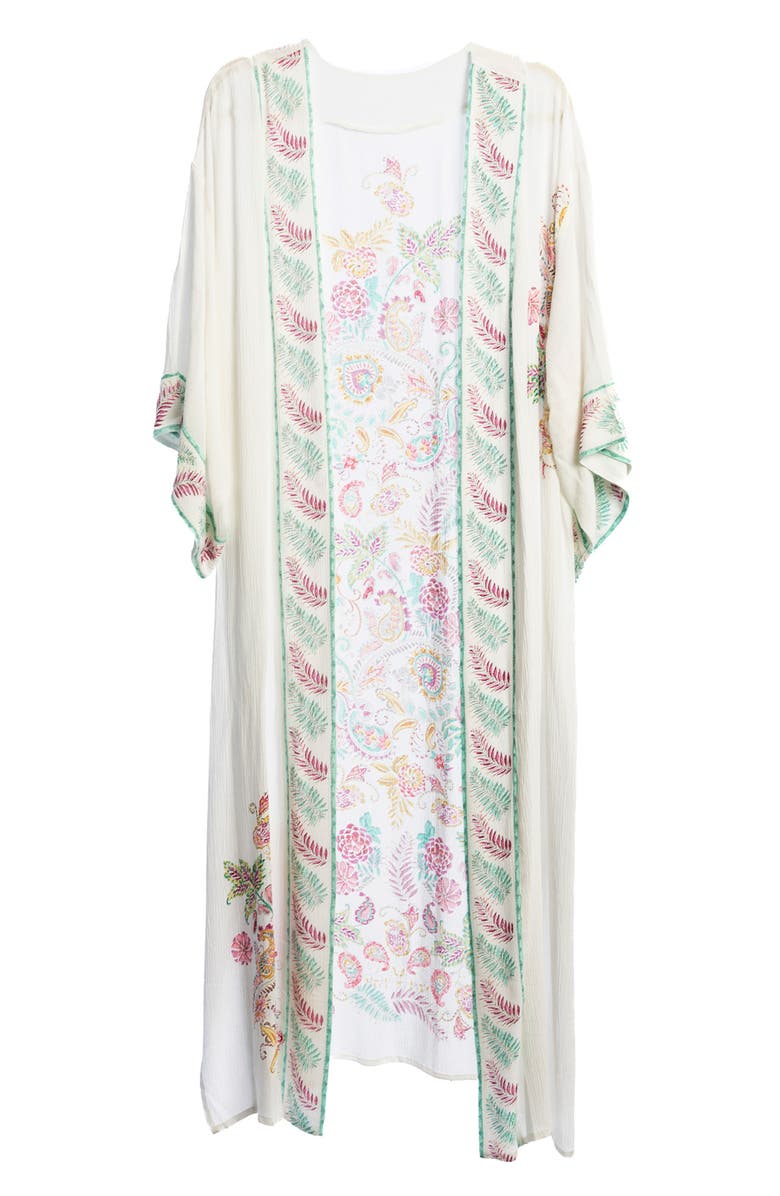 SAACHI Mystic Garden Duster, Alternate, color, Ivory
