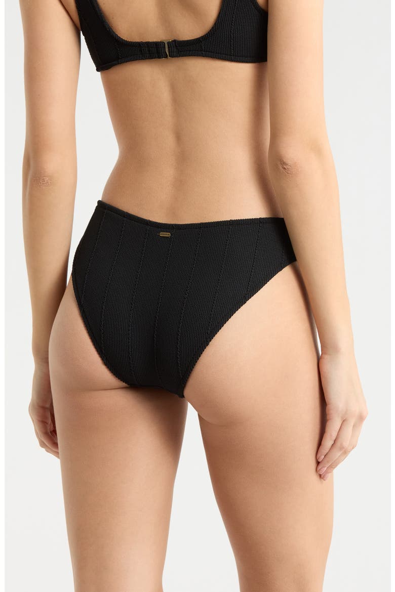 Vibe Surf Good Hipster Bikini Bottoms, Alternate, color, BLACK