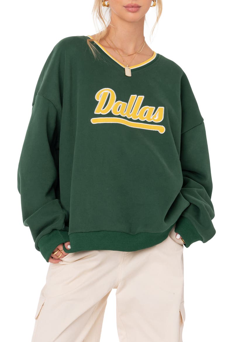 Dallas Sweatshirt, Main, color, GREEN