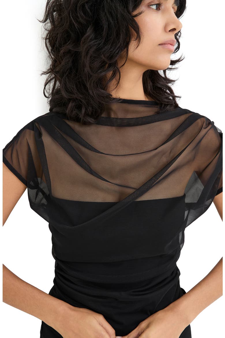 Dawn Layered Top, Alternate, color, BLACK