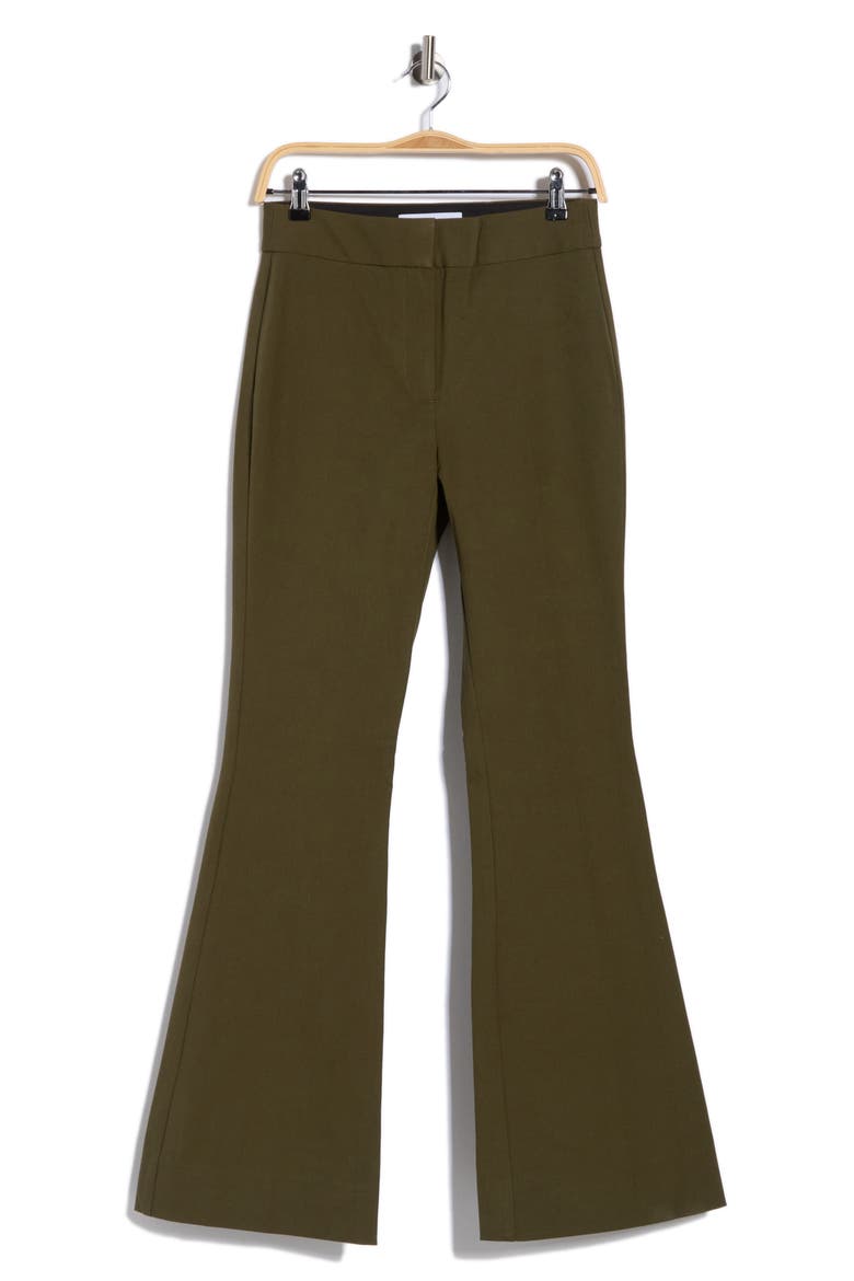 Flare Trousers, Alternate, color, ARMY