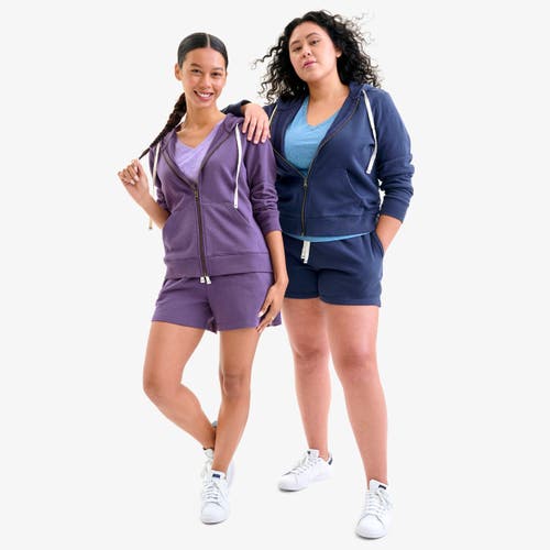 Primary Adult 24/7 Track Short In Vintage Grape