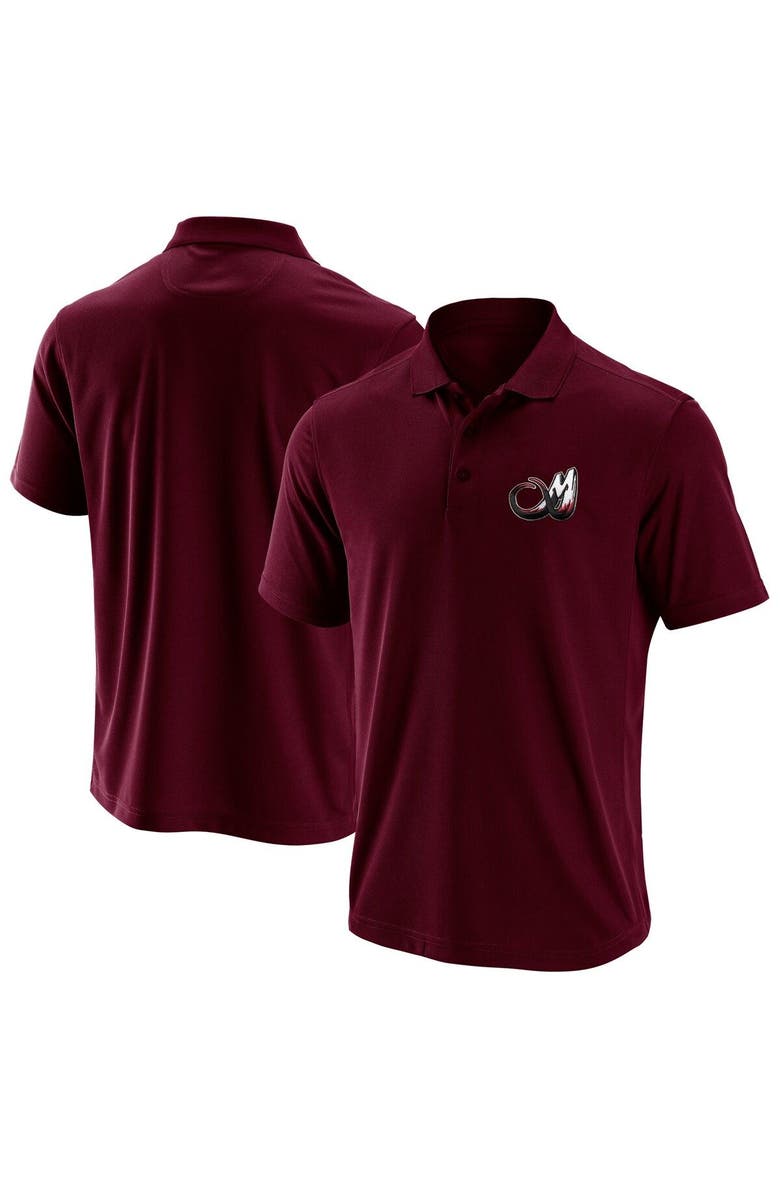 ADPRO Sports Men's Maroon Colorado Mammoth Primary Logo Polo, Main, color, 