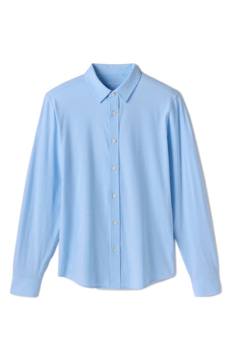 Rhone Commuter Pro Performance Long Sleeve Button Up Shirt, Alternate, color, Light Blue Oxford