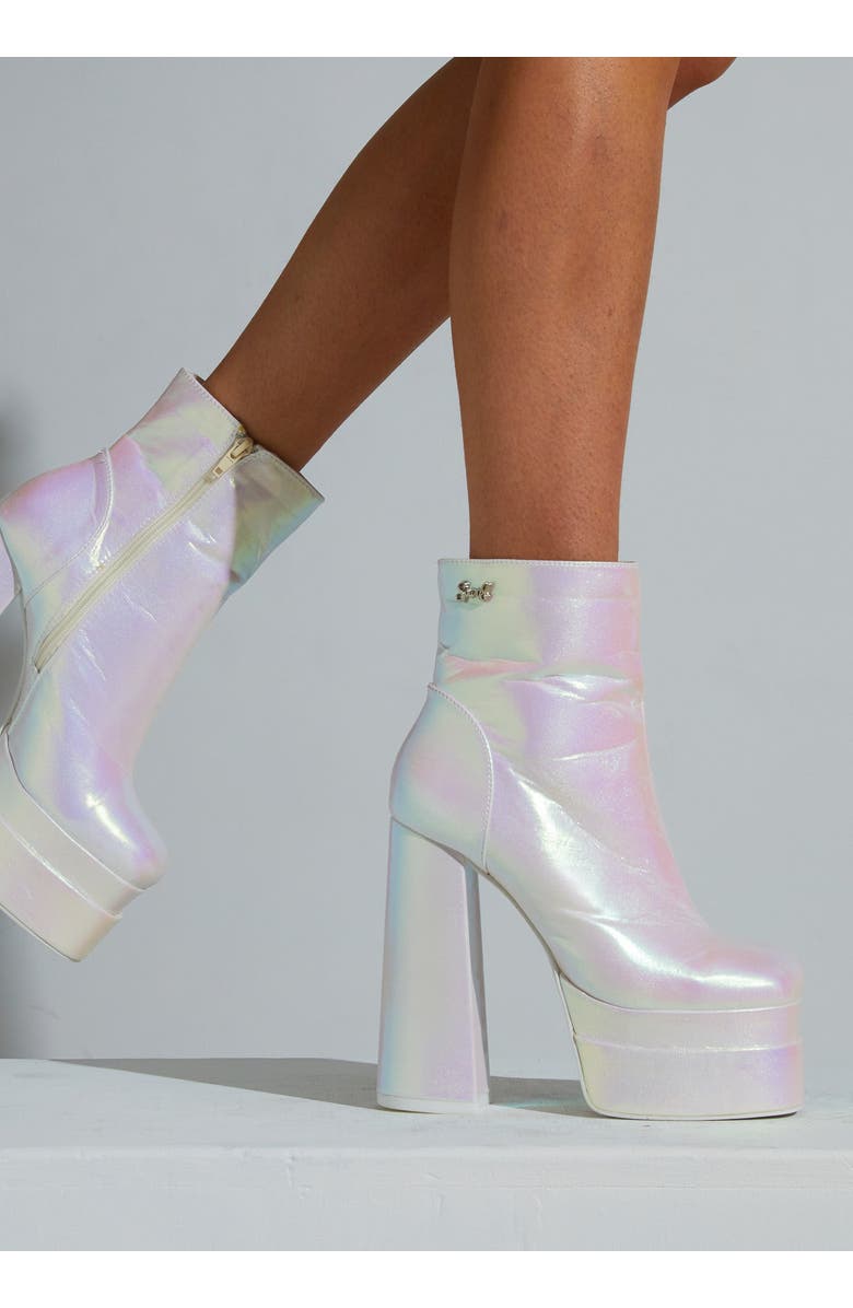 SPARKL FELICITY MINI BOOT, Alternate, color, White