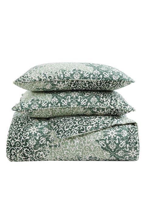Abingdon Cotton Sateen Duvet Cover & Sham Set