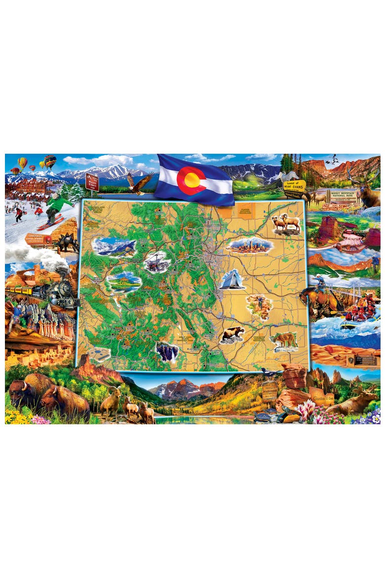 Colorado Centennial State 1000pc Puzzle, Alternate, color, Multicolor