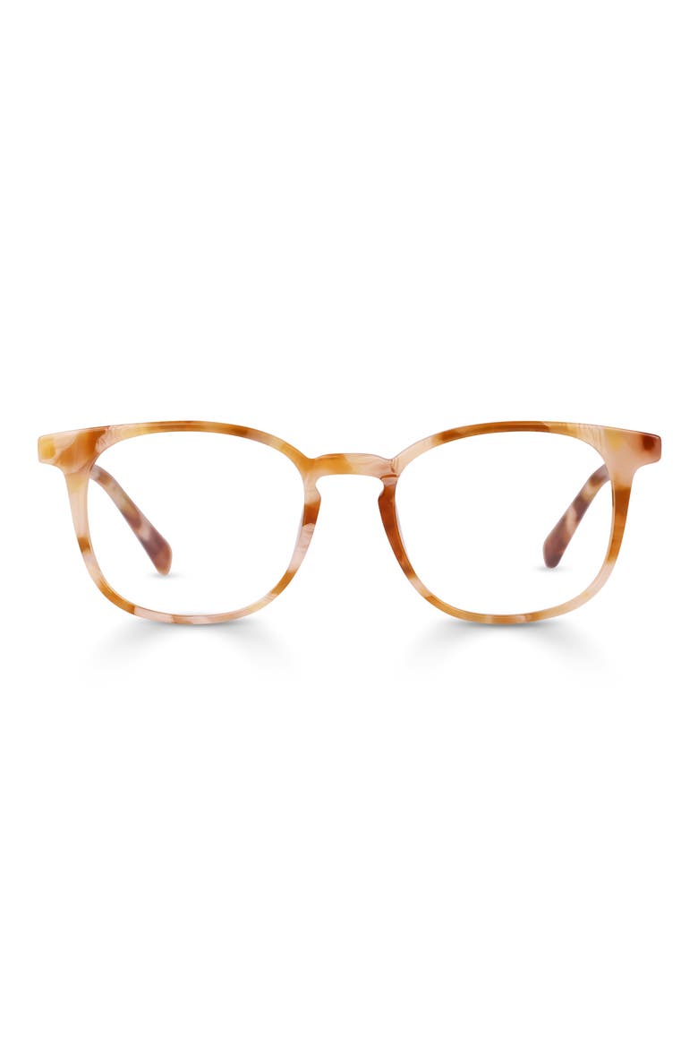 Boardroom 50mm Reading Glasses, Main, color, CARAMEL SWIRL