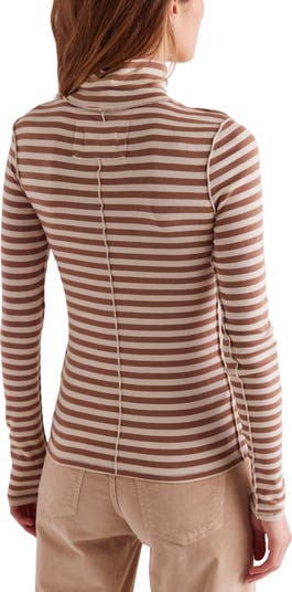 Good Good Stripe Turtleneck Top