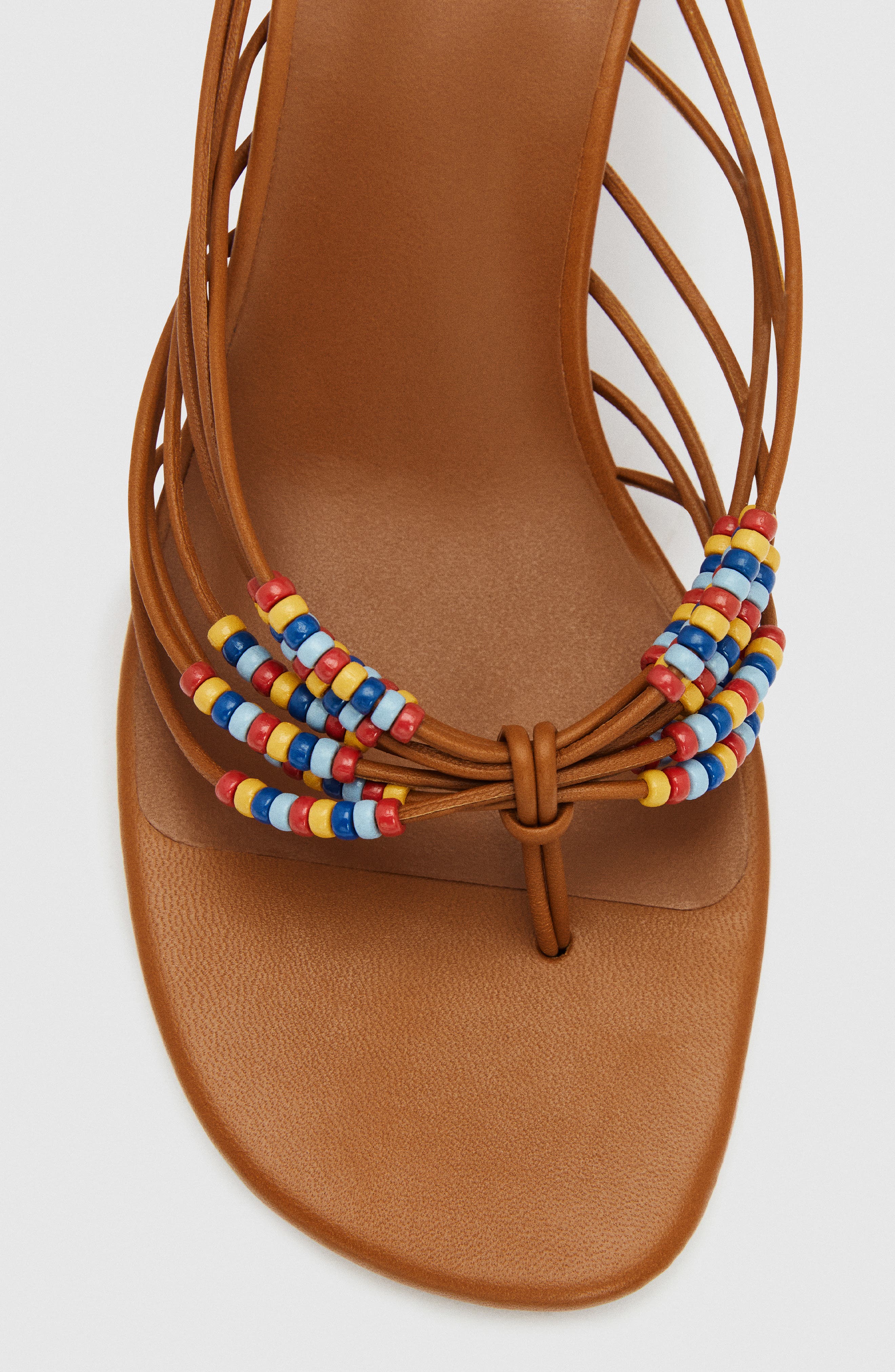 Jessica Thong Sandal, Alternate, color, RUM LEATHER