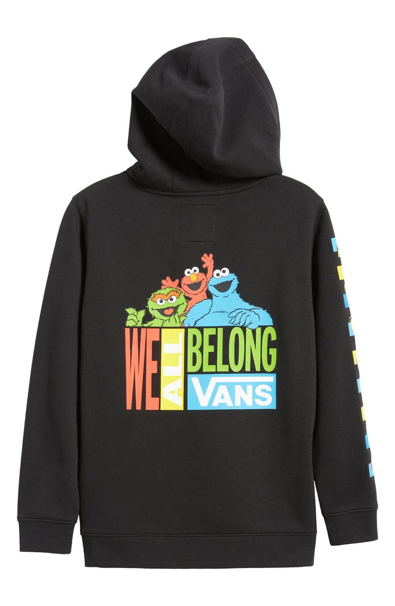 Vans x Sesame Street<sup>®</sup> Kids' Fleece Hoodie, Alternate, color, 
