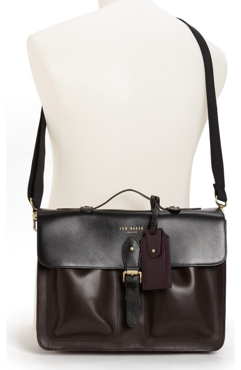 Ted Baker London Leather Satchel, Alternate, color,