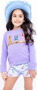 Preppy Goose Plush Wild West loungewear Shorts