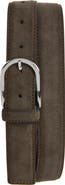 Open Edit Sean Suede Round Buckle Belt
