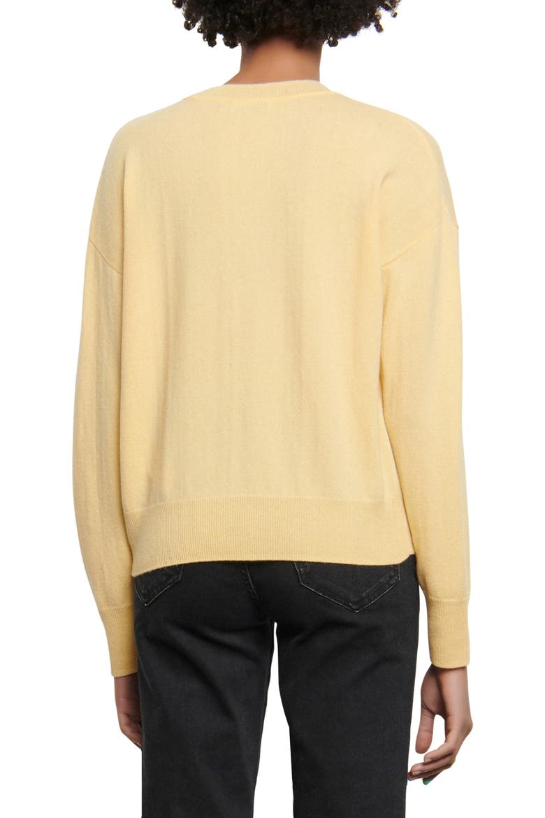 Yelli Wool & Cashmere Sweater, Alternate, color, YELLOW