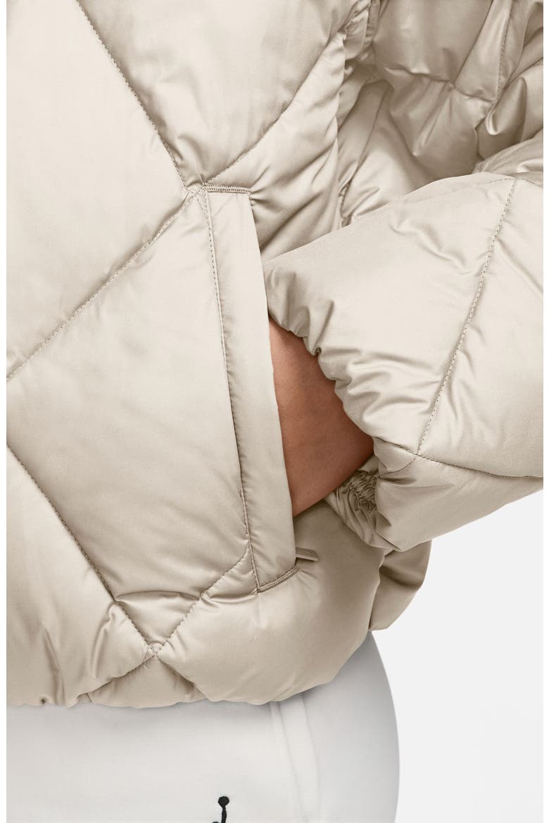 Brooklyn Quilted Puffer Jacket, Alternate, color, LIGHT ORE WOOD BROWN/ WHITE