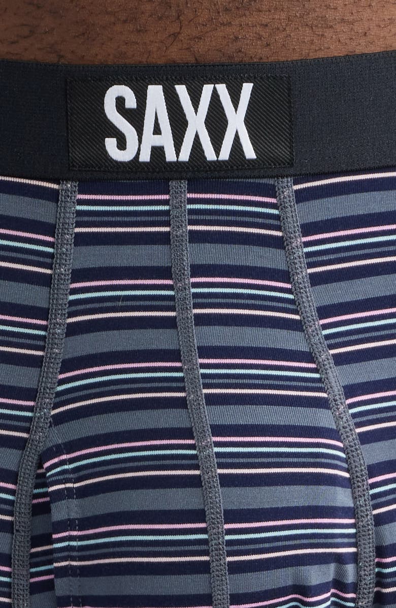 SAXX Assorted 3-Pack Ultra Super Soft Boxer Briefs, Alternate, color, Mini Rugby/ Turbulence/ Black