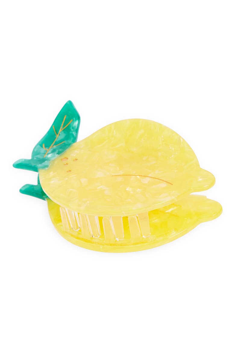 Lemon Claw Hair Clip, Main, color, YELLOW